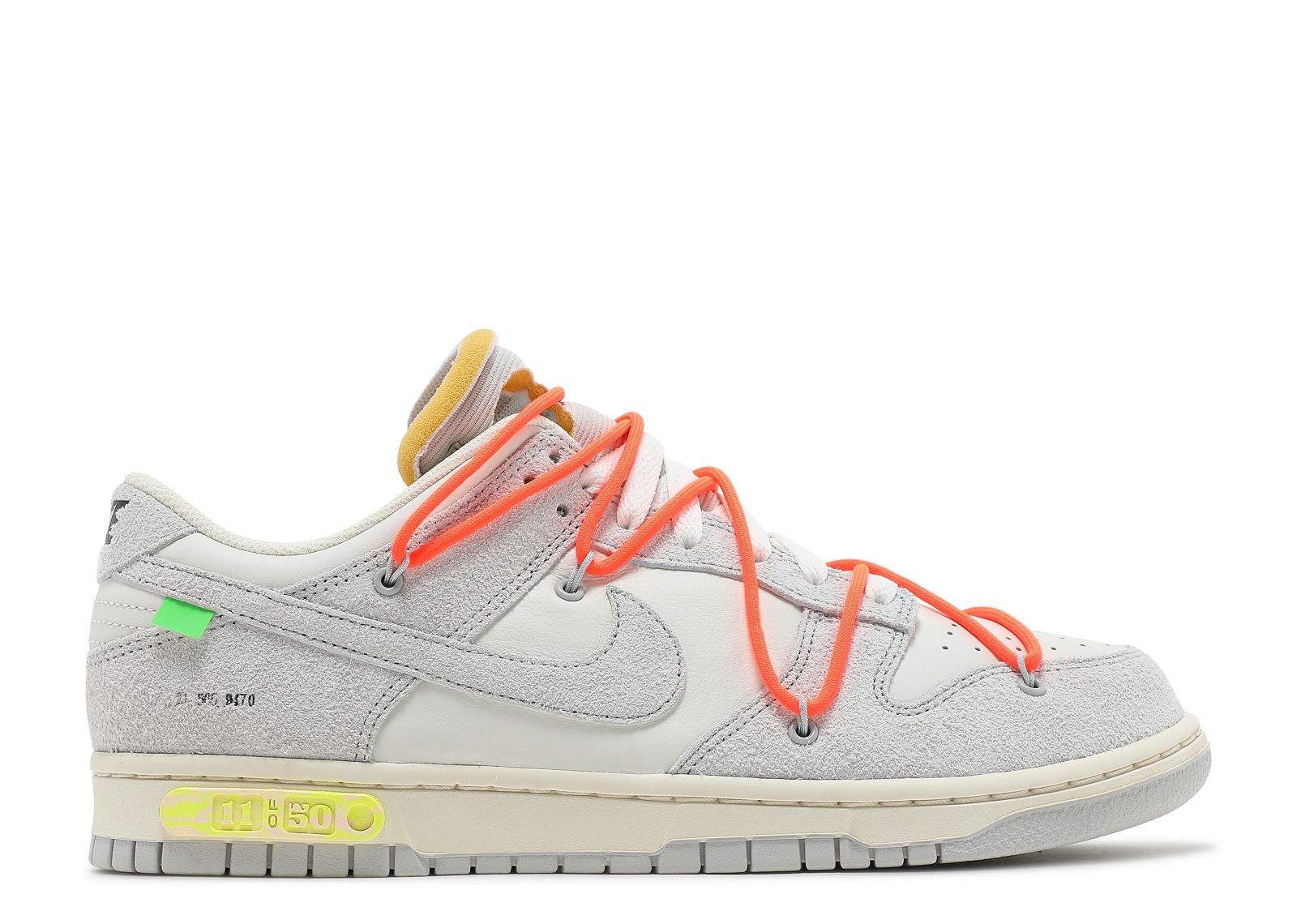 Nike Off-White x Dunk Low ¡®Lot 11 of 50¡¯ Unfading Sneaker